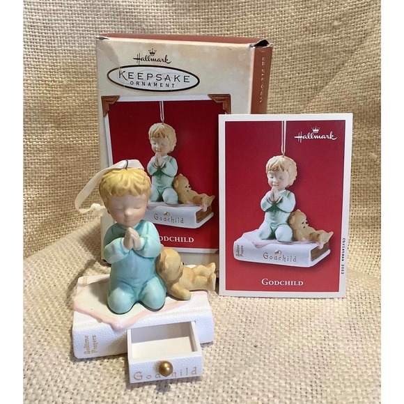 Hallmark Holiday Vintage 202 Collector Hallmark Keepsake Godchild